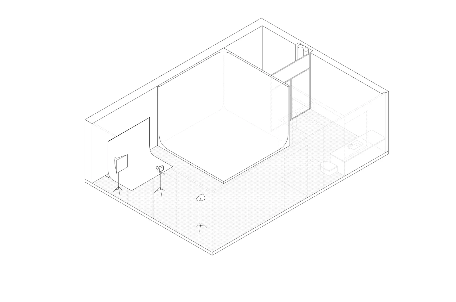 Photo studio layout