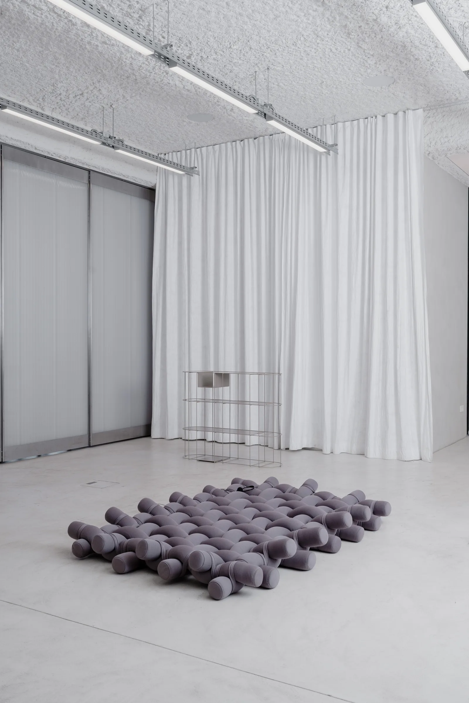 Zooom Rug and Hold shelving by Bottone at Holographik Space, Zagreb