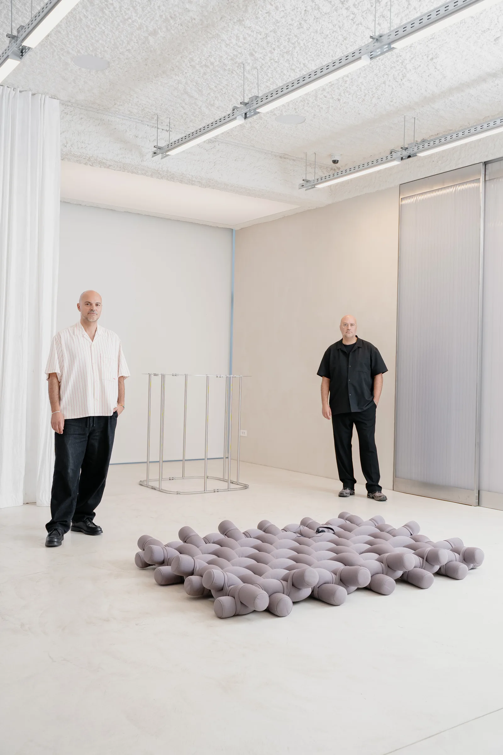 Michele and Daniele Luciano Ferrazzano of Bottone at Holographik Space, Zagreb