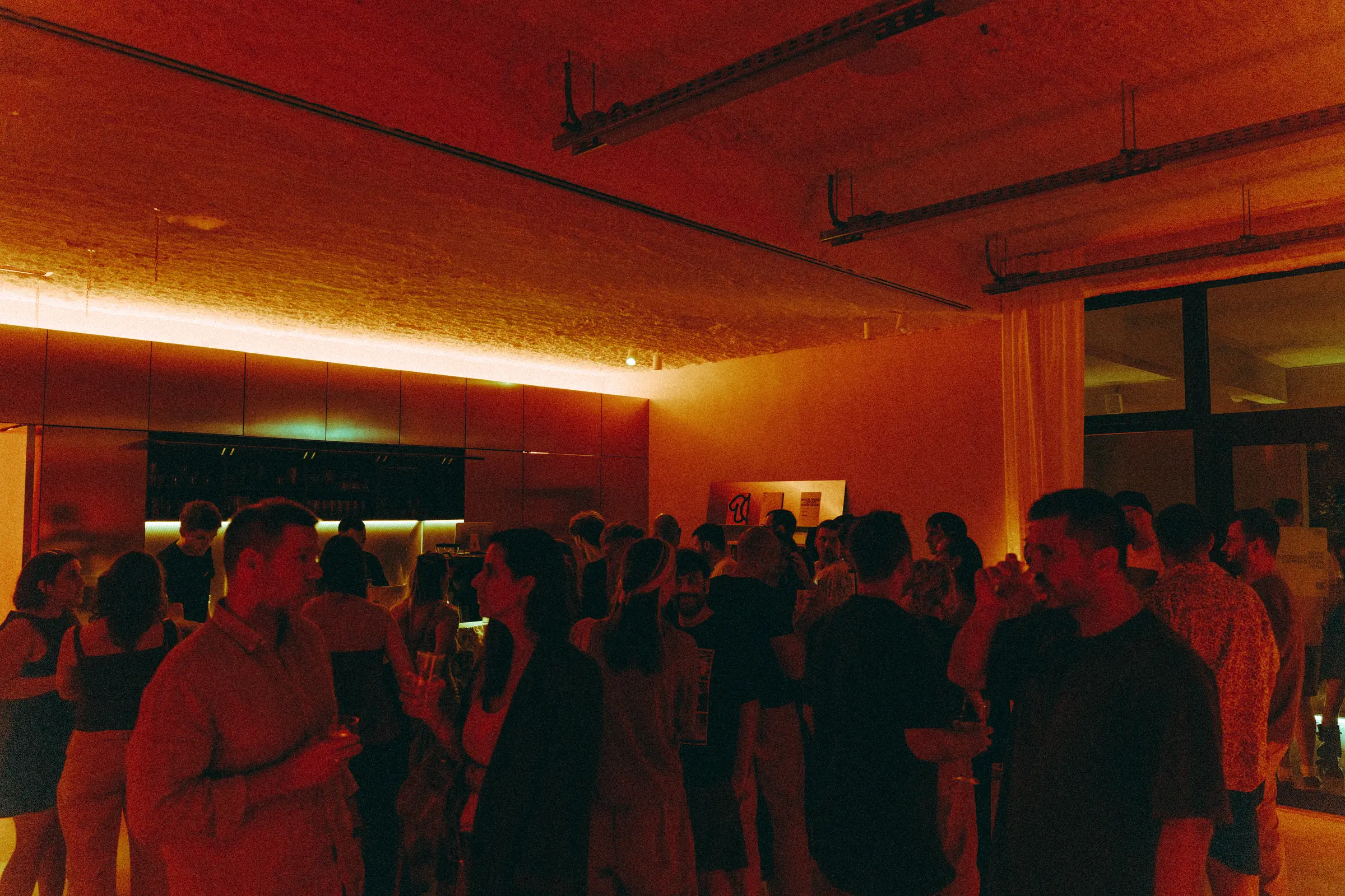 The doors open and the first guests arrive