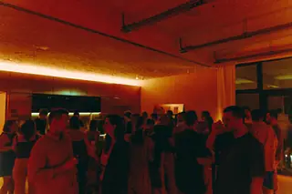 The doors open and the first guests arrive