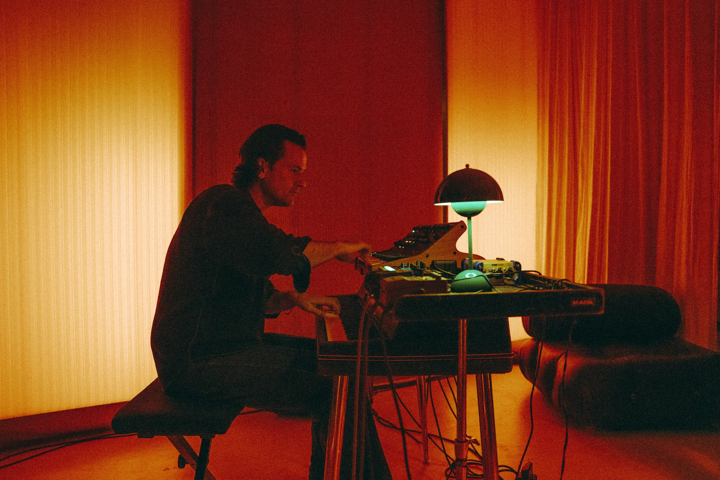 John Carroll Kirby at the keys during the set