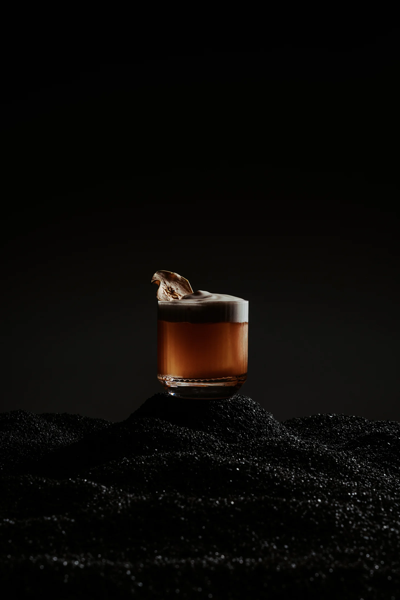 Noise, cinnamon rum cocktail with pumpkin, maple and rooibos vanilla foam