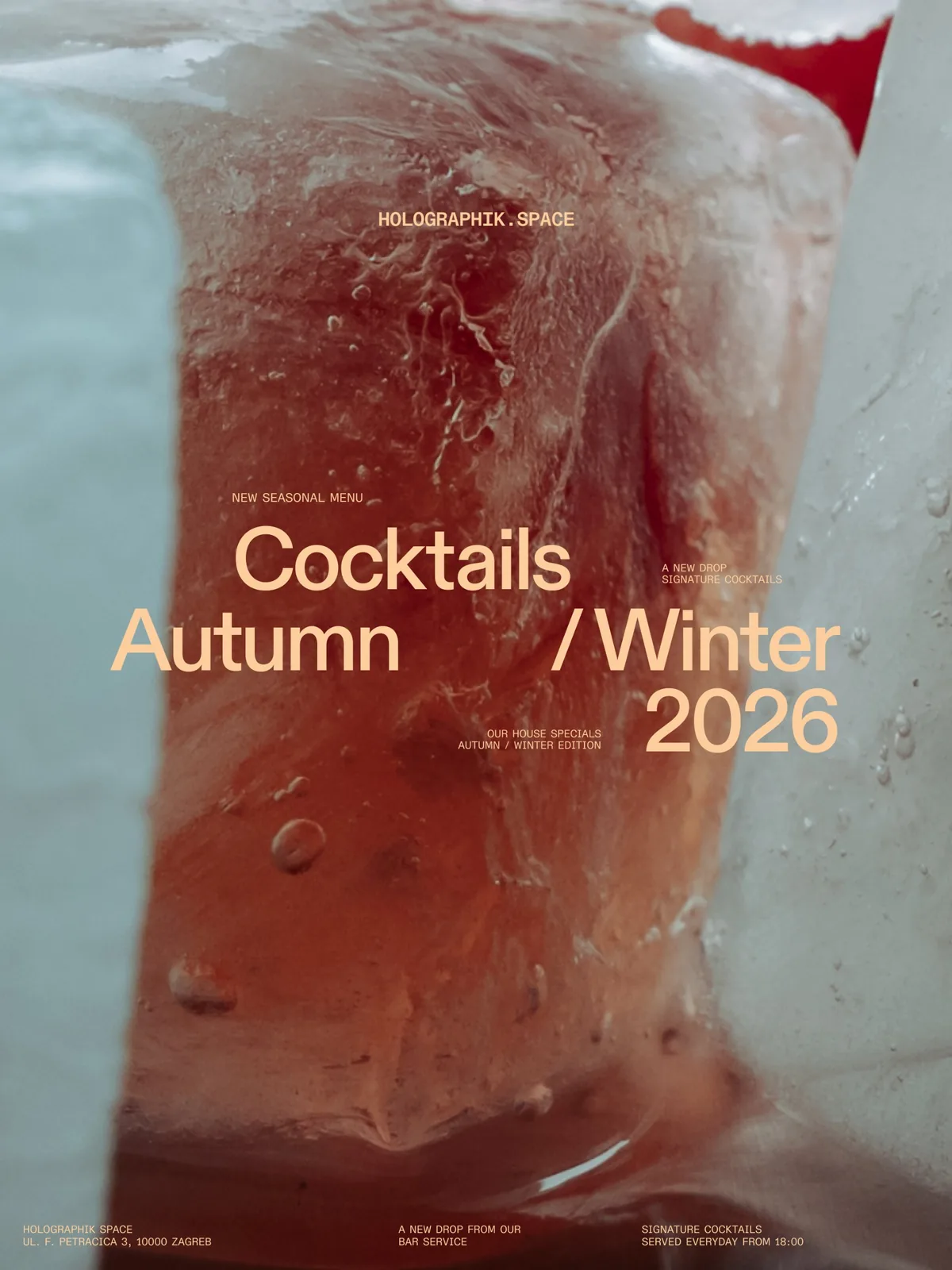 Autumn / Winter at the Bar: A New Cocktail Menu