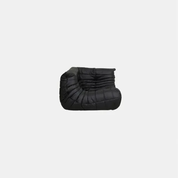 Togo Sofa — Corner Black Leather