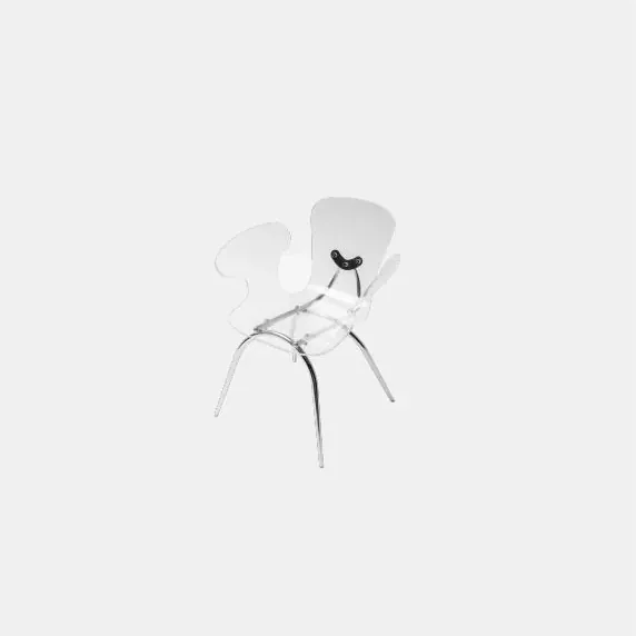 Lucite Acrylic Butterfly Armchair