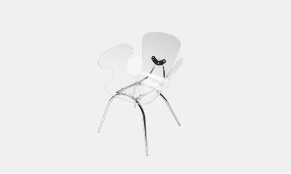 Lucite Acrylic Butterfly Armchair